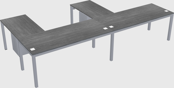L-shaped desk