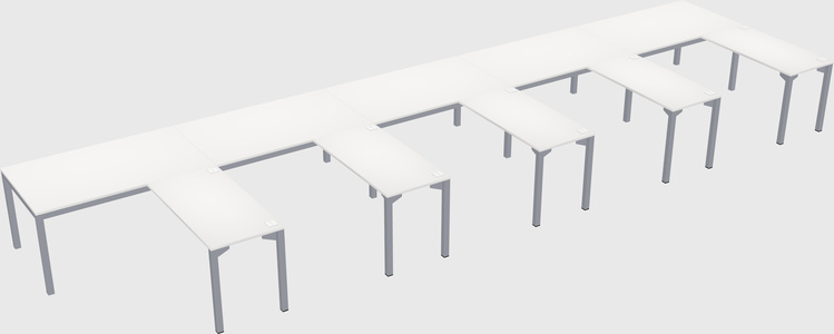 L-shaped desk