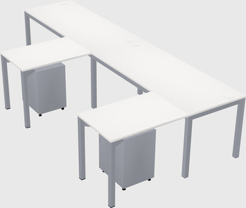 L-shaped desk