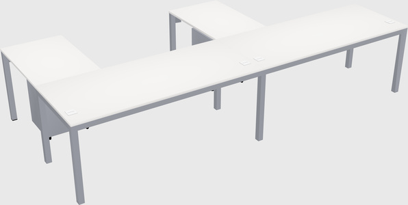 L-shaped desk