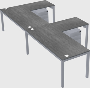 L-shaped desk