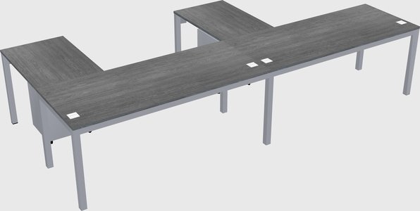 L-shaped desk