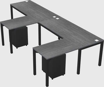 L-shaped desk