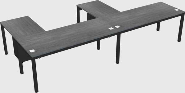 L-shaped desk