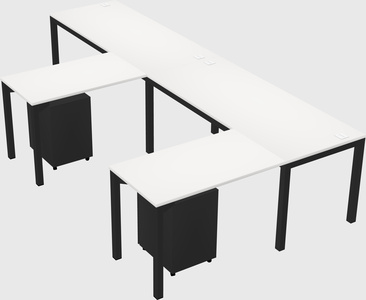 L-shaped desk