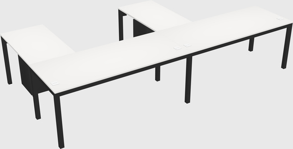 L-shaped desk