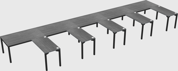 L-shaped desk