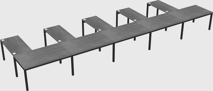 L-shaped desk