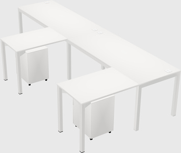 L-shaped desk