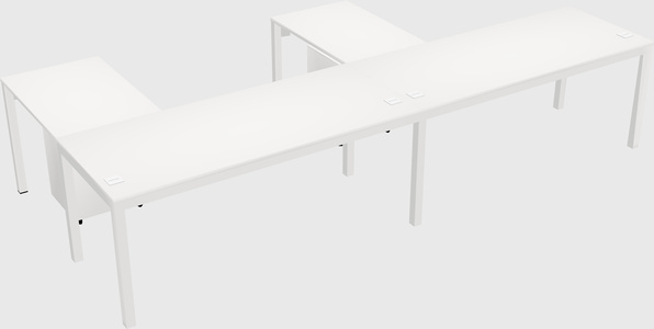 L-shaped desk
