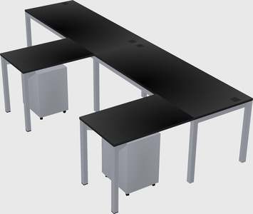 L-shaped desk