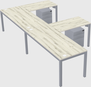 L-shaped desk