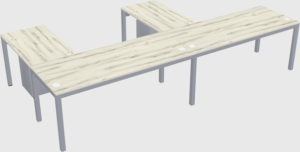 L-shaped desk