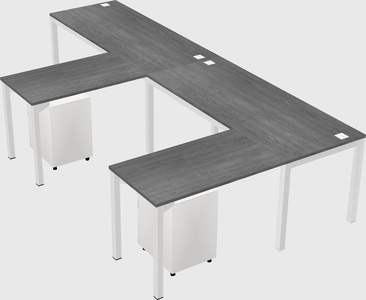 L-shaped desk