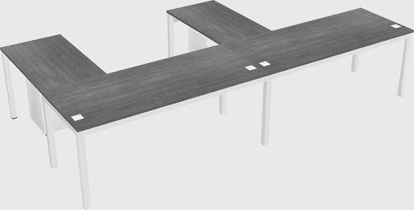 L-shaped desk