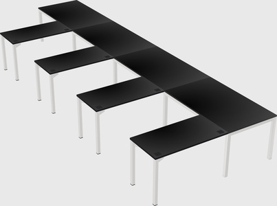 L-shaped desk