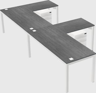 L-shaped desk