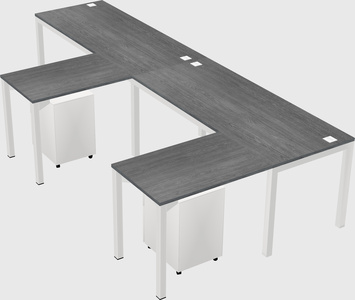 L-shaped desk