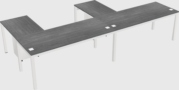 L-shaped desk