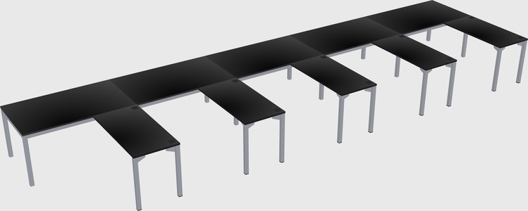 L-shaped desk