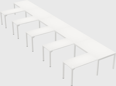 L-shaped desk