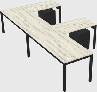 L-shaped desk