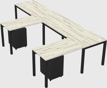 L-shaped desk