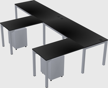 L-shaped desk