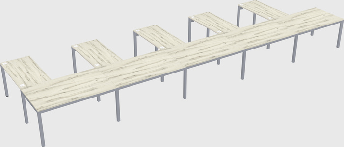 L-shaped desk