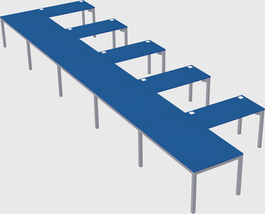 L-shaped desk