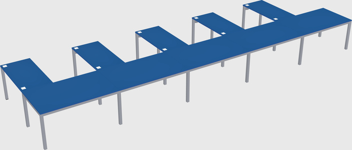 L-shaped desk