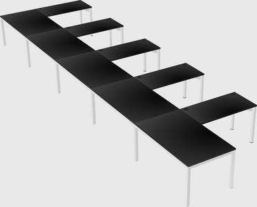 L-shaped desk