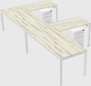 L-shaped desk