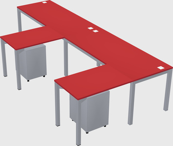 L-shaped desk