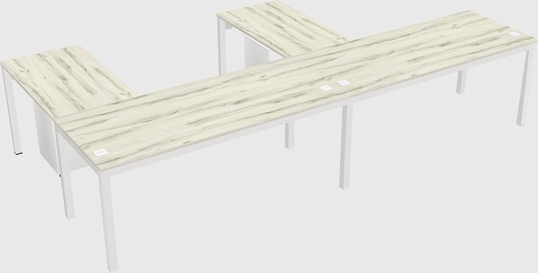 L-shaped desk