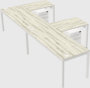 L-shaped desk