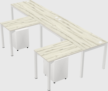 L-shaped desk