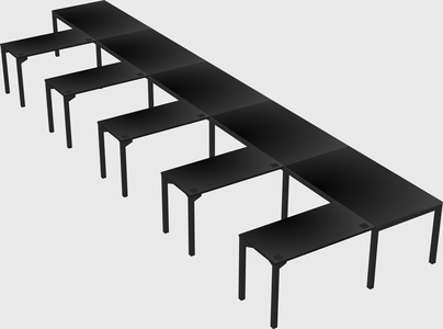 L-shaped desk