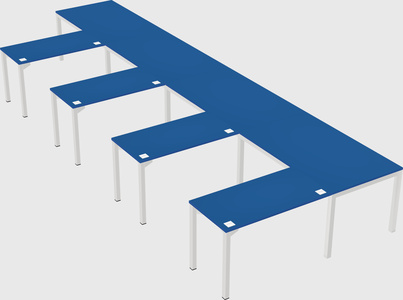 L-shaped desk