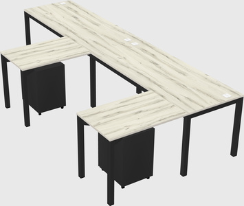 L-shaped desk