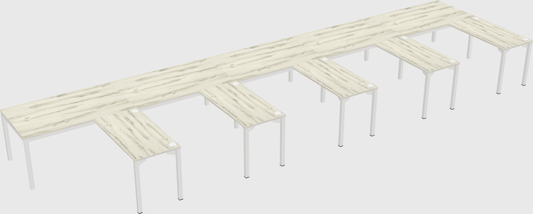 L-shaped desk