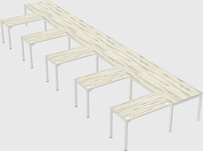 L-shaped desk