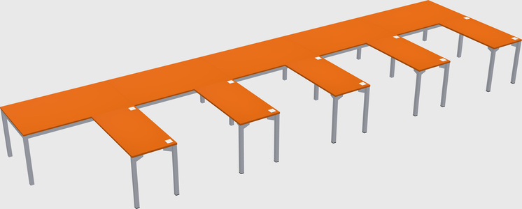L-shaped desk