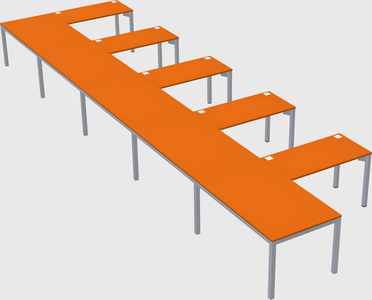 L-shaped desk