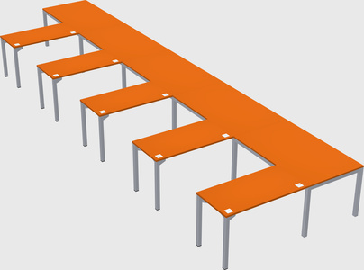 L-shaped desk