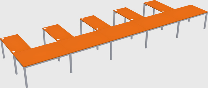 L-shaped desk