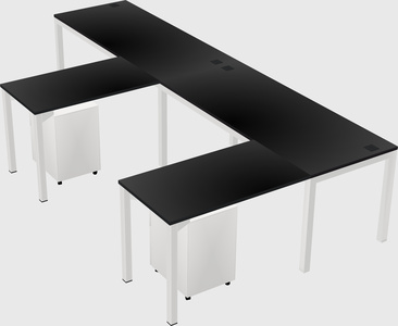 L-shaped desk
