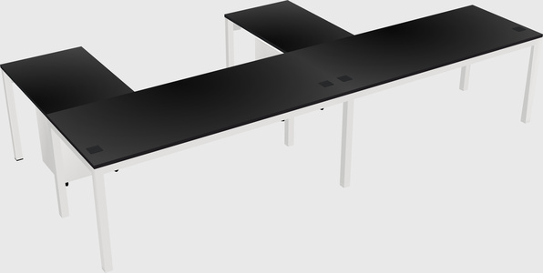 L-shaped desk