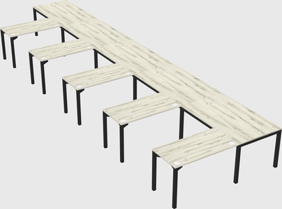 L-shaped desk