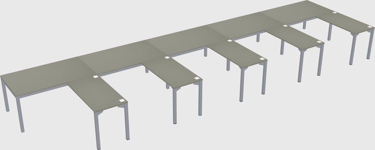 L-shaped desk